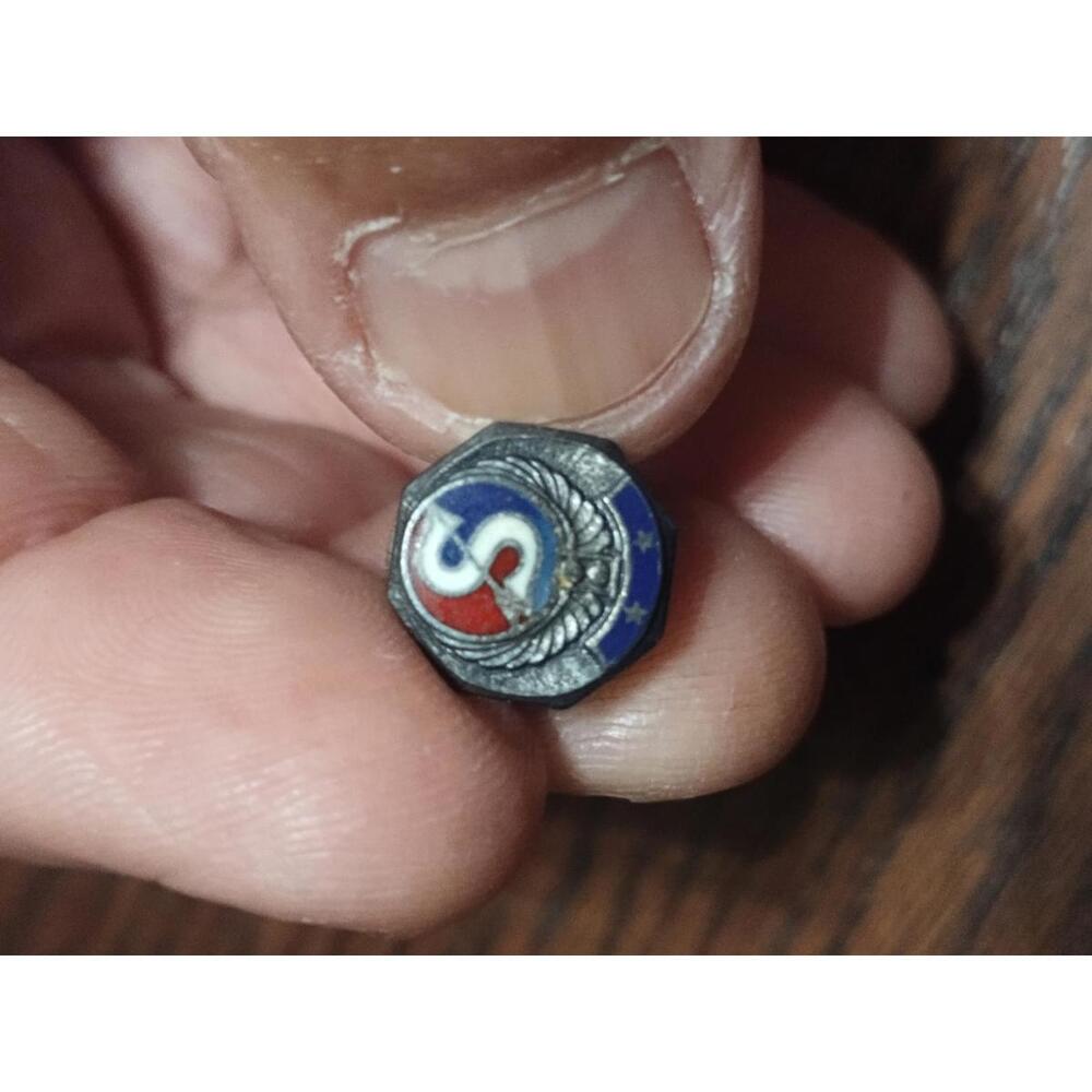 Vintage Antique Sterling Silver Swift Meat Company Years of Service Lapel Pin
